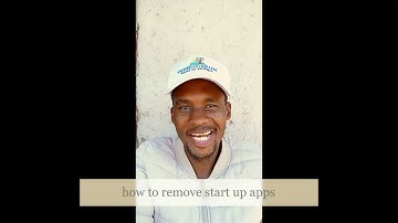 How to add or remove startup apps