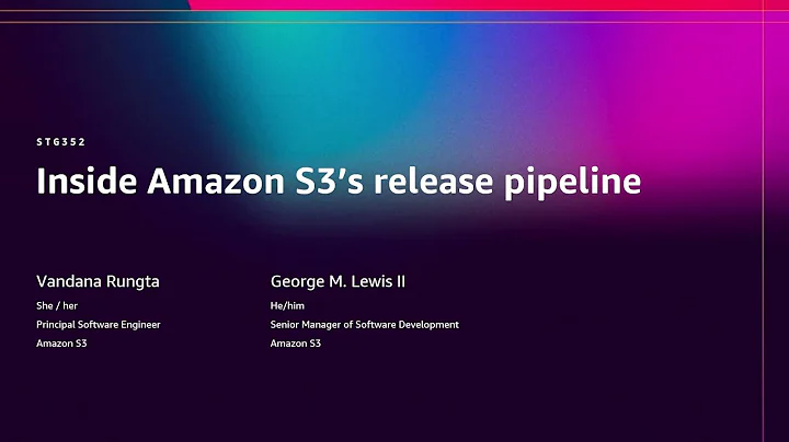 AWS re:Invent 2025 - Large-scale software deployments: Inside Amazon S3’s release pipeline (STG352)