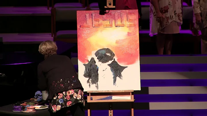 Live painting with Anita Bice (Song of Grace)