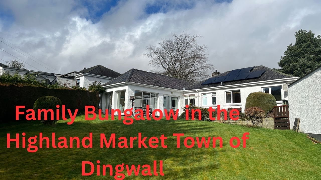 Highland Market Town - Sun-Trap Rear Garden - Amazing Views - £300K