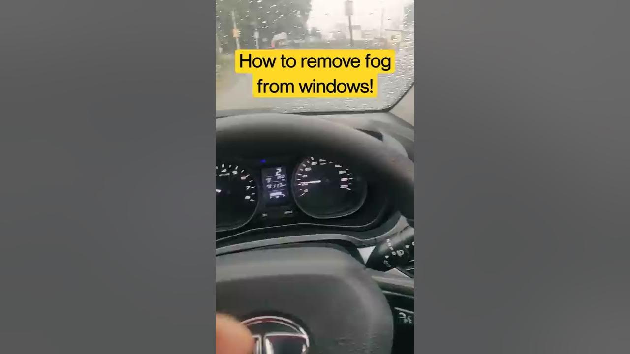 How to remove fog from windows and windscreen during winters? [Video]