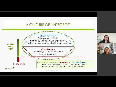 Beyond Compliance: Building a Culture of Integrity in the Workplace - video from Case IQ