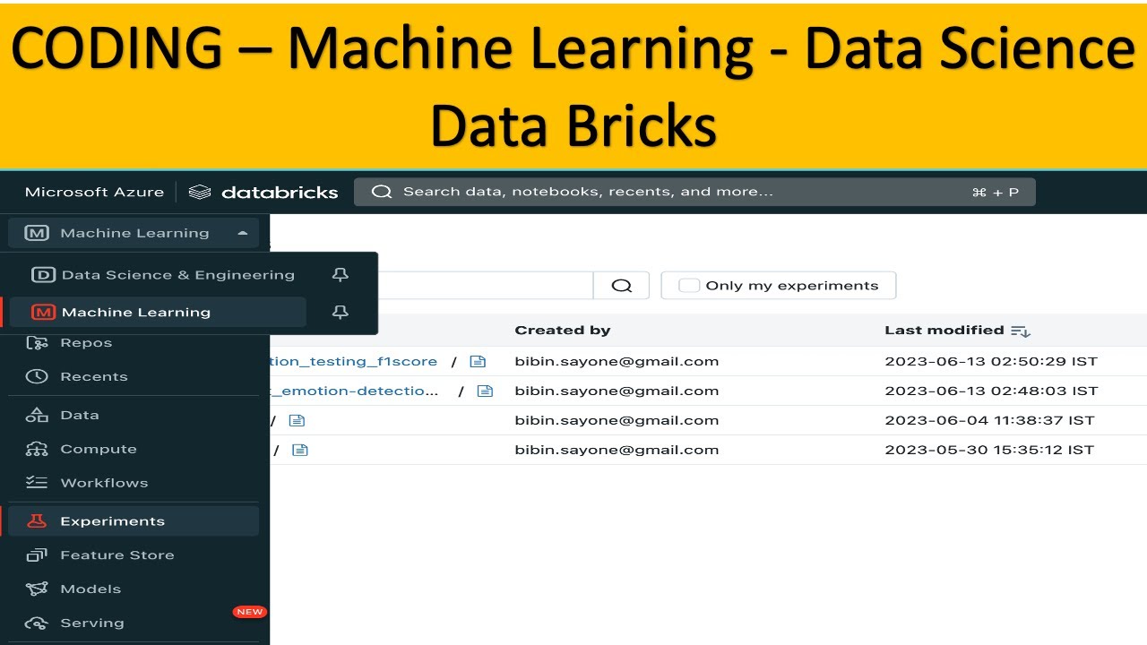 Coding-DataBricks - Community Edition - Quick Overview - YouTube