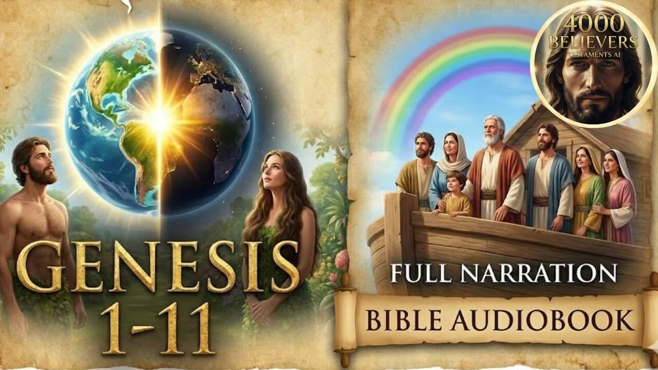 The Book of Genesis 1-11 — Audio Bible FULL NARRATION with SCRIPTURE ...