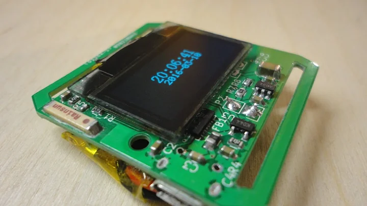 Building the ESP8266 DIY Smartwatch