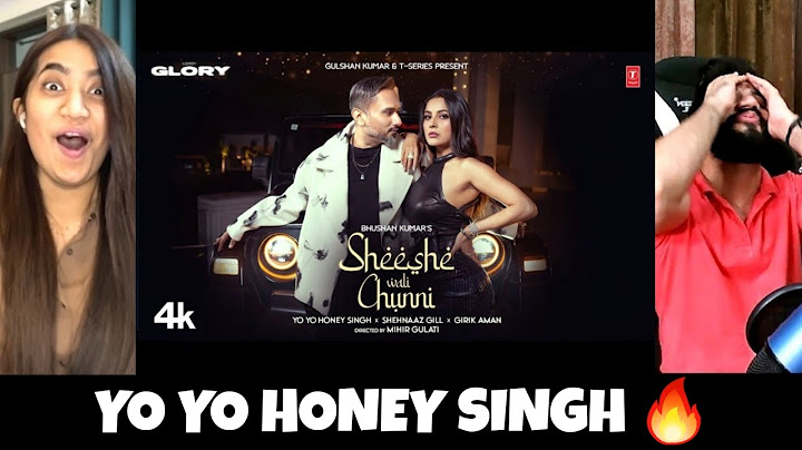 SHEESHE WALI CHUNNI : YO YO HONEY SINGH | SHEHNAAZ GILL | GIRIK AMAN | GLORY | Reaction | TTS