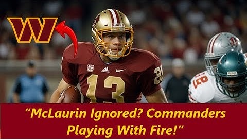 Terry McLaurin Ignored? The Shocking Mistake the Commanders Can't Afford to Make! #commandersnews