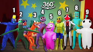 VR 360° New Rainbow Friends Remake In Real Life ALL PHASES  Friday Night Funkin x Garten Of Banban