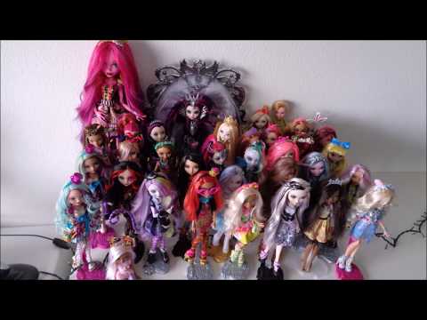 Doll collection: Ever After High & Monster High [March 2018]