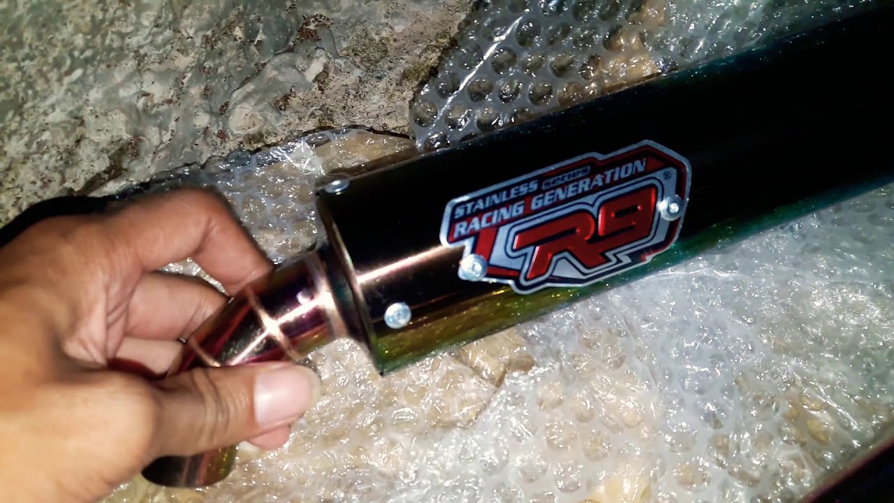 Knalpot R9 Ninja RR Seri kw nya - YouTube
