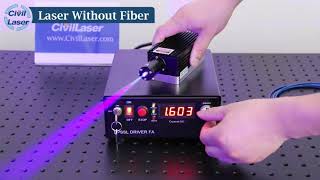 6W Laser at 455nm with 0.5 NA Fiber