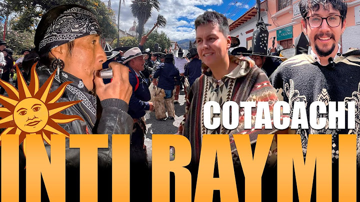 Así festejamos el Hatun Puncha en la ciudad de Cotacahi 🌞🕺