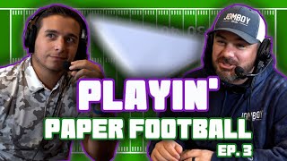 INTENSE game of paper football goes down to the wire | Playin' Paper Football #3 screenshot 5