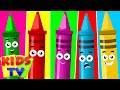 Five Little Crayons | Nursery Rhymes For Toddler And Childrens | Songs For Baby