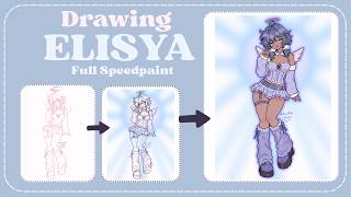 Drawing my OC Elysia ♡ | Full Speedpaint ✦ Procreate