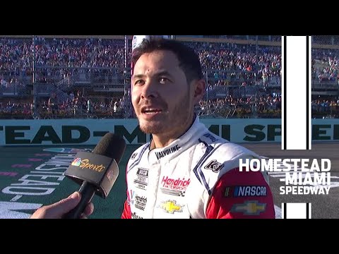 Larson on Homestead win: 'Best run we've had all year long'