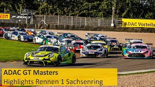 Erster Porsche-Triumph am Sachsenring | Highlights Rennen 1 | ADAC GT Masters 2021