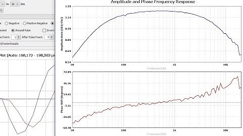 Measuring the phase-frequency characteristic of a single-ended tube amplifier.