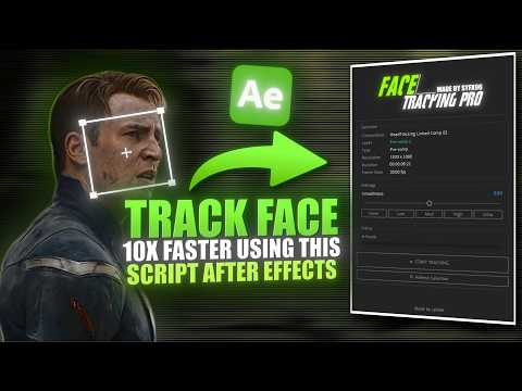 Fastest Head Tracking Script for After Effects | Fast Tracking After Effects