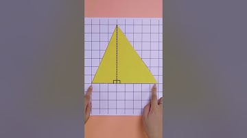 Why Area of a Triangle is 1/2 x b x h