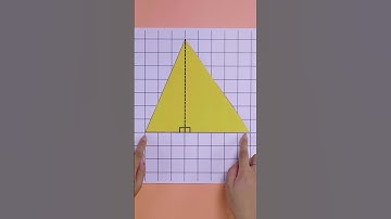 Why Area of a Triangle is 1/2 x b x h