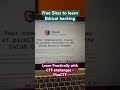 Free sites to learn ethical hacking #cybersecurity #ethicalhacking