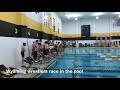 Wyoming wrestlers in the pool