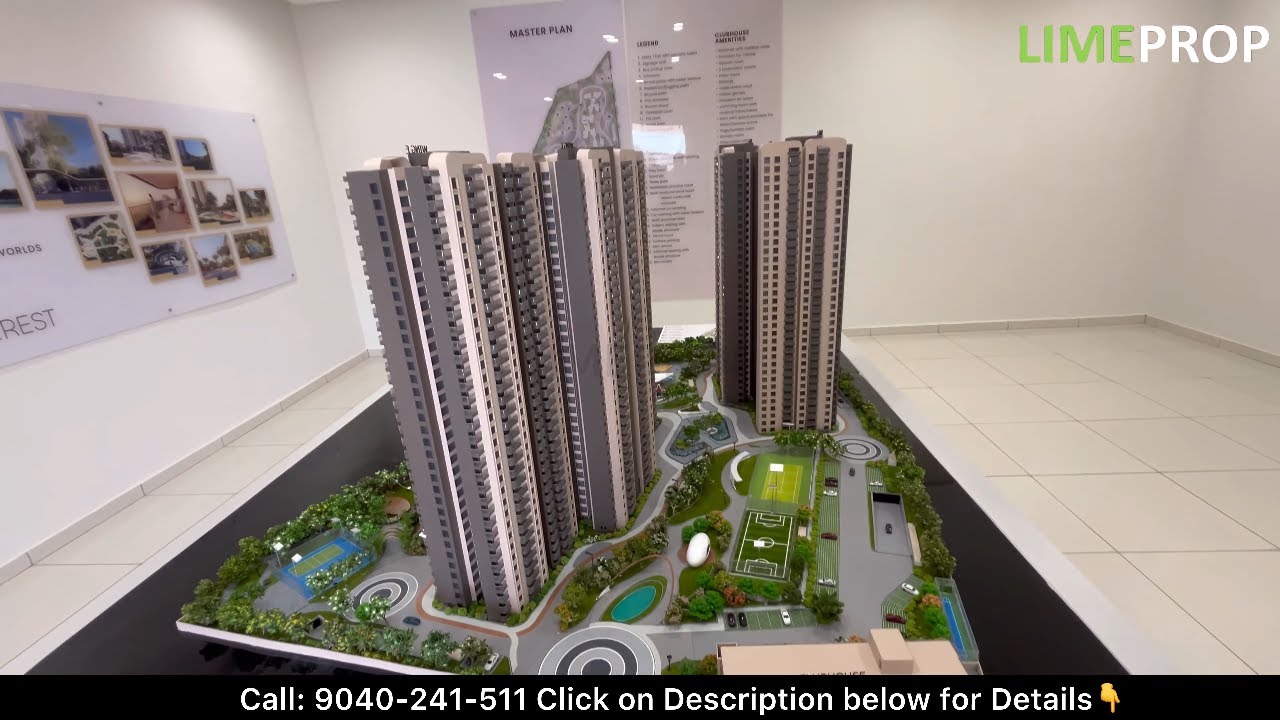 Bricks & Milestones Solcrest Hennur 3 BHK Model - 9040-241-511- Brochure, Price, Floor Plan, Review