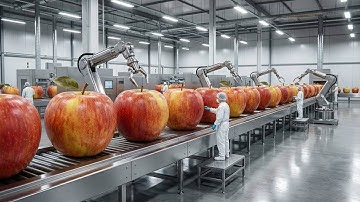 Inside the Applesauce Factory – How Fresh Apples Become Smooth Sauce (Full Process)