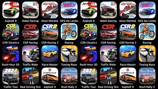 Asphalt 8, Rebel Racing, Most Wanted, NFS No Limits, CSR Classic, CSR Racing, CSR Racing 2... screenshot 2