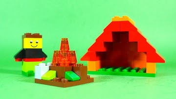 How To Build Lego CAMPING SCENE - 4630 LEGO® Build & Play Box Building Instructions