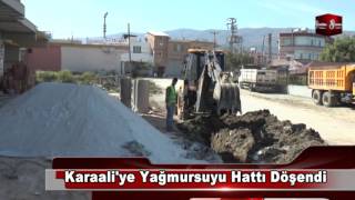 Karaali̇’ye Yağmursuyu Hatti Döşendi̇ 8Gunhaber