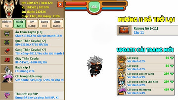 Rương 11 Đã Trở Lại Như Cũ, Update Cải Trang Mới | Ngọc Rồng Online