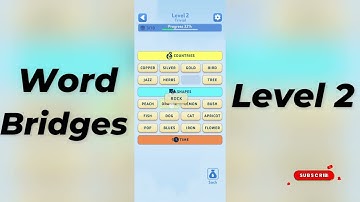 🎮 Word Bridges Level 2 Answers | SolutionGuruji 🧠✨
