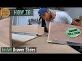 How To Install Drawer Slides