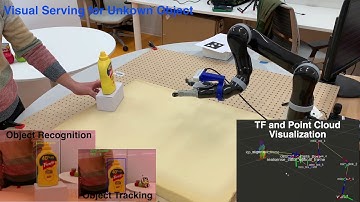 Visual Servoing on Unkown Object