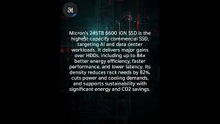 Micron's 245TB SSD beats HDDs: 84x efficiency, cuts data center racks 82%
