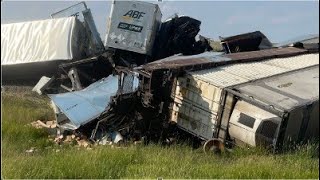 Train derails near Havre, 25 cars off the tracks