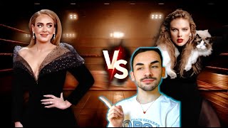 ADELE VS TAYLOR SWIFT | Vocal Battle!! (C#3 - G5 | feat @brixn) | Reaction