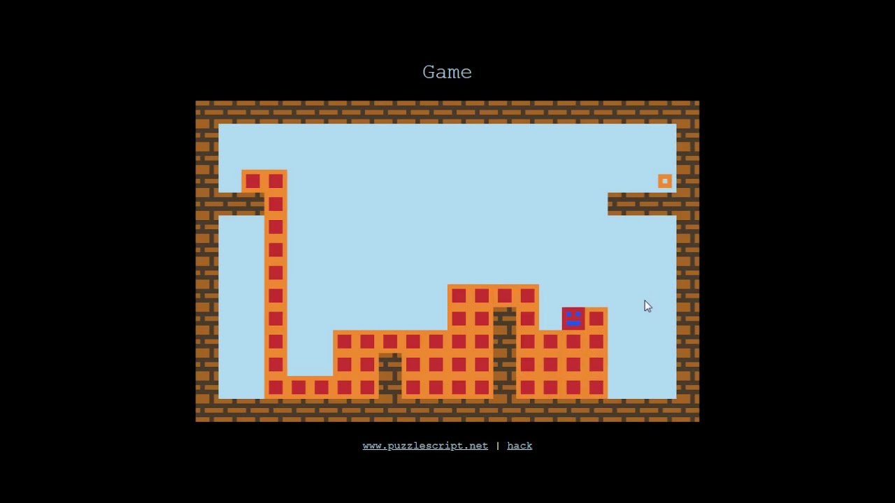 Puzzlescript tutorial #2 - Down game - YouTube