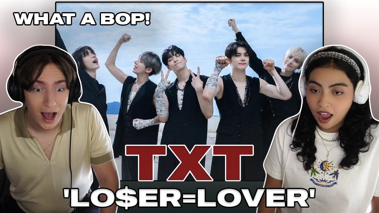 TXT 'LO$ER=LO♡ER' MV & Dance Practice ReactionㅣMusic Producer Couple ReactㅣWe Love Emo Rock TXT
