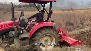 在农村开拖拉机耕地一天毛收入能有多少看完视频了解一下