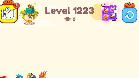 Bird shot colour game level - 1223