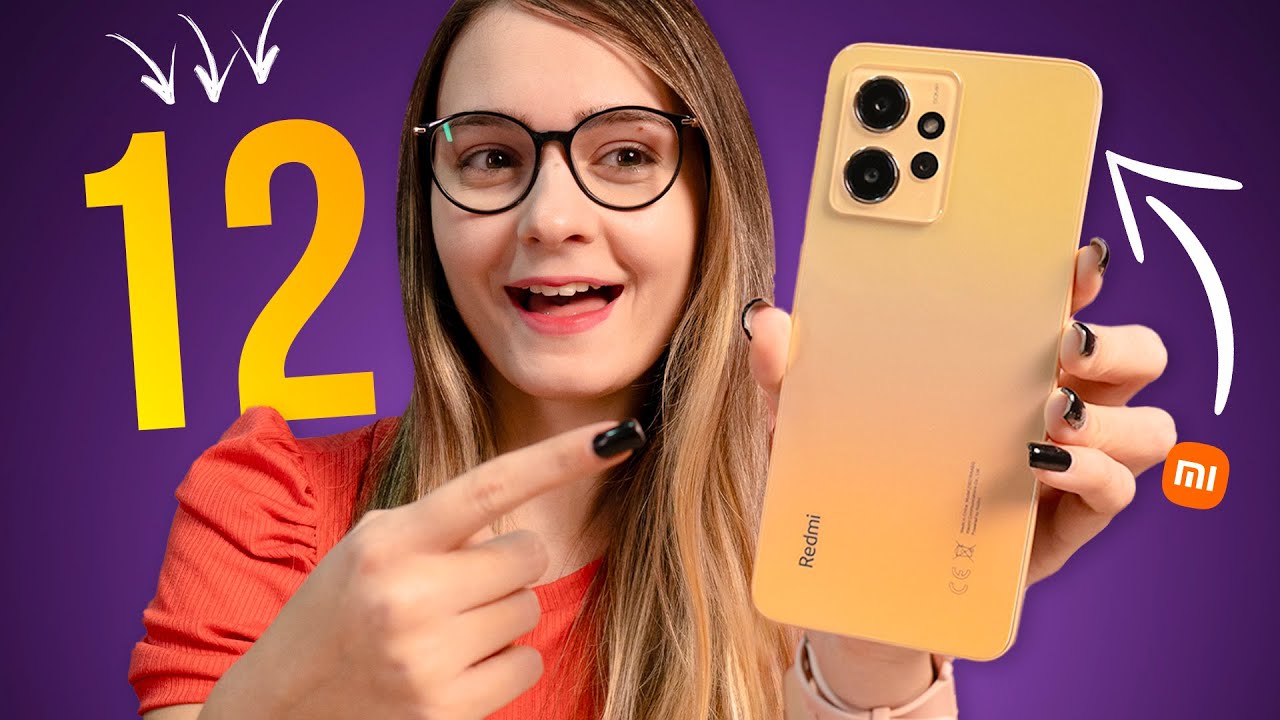 CHEGOU! REDMI NOTE 12 na COR DOURADA é LINDO! - YouTube