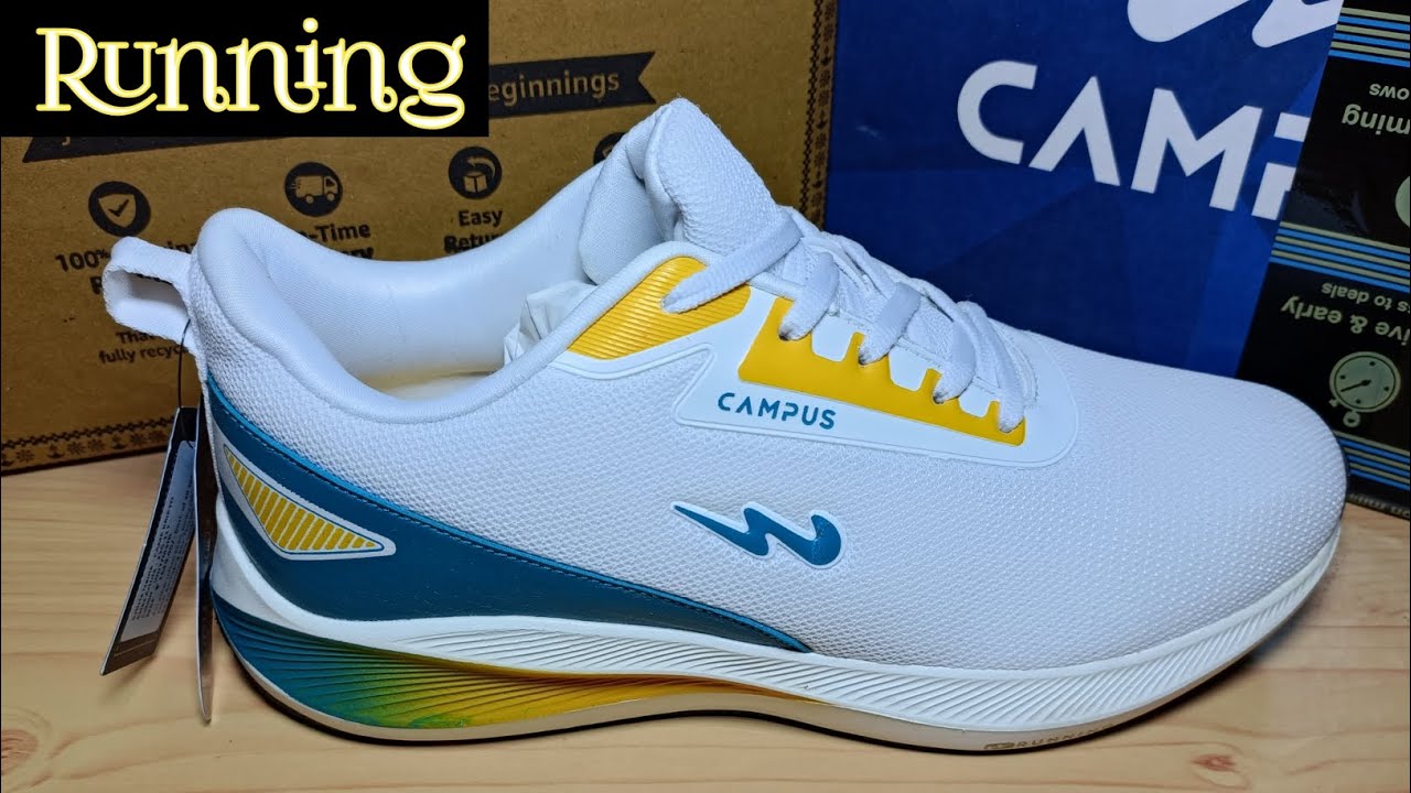 Campus KRIPTO shoes Unboxing & Review 💥 Max Cushion Sole | Best Running ...