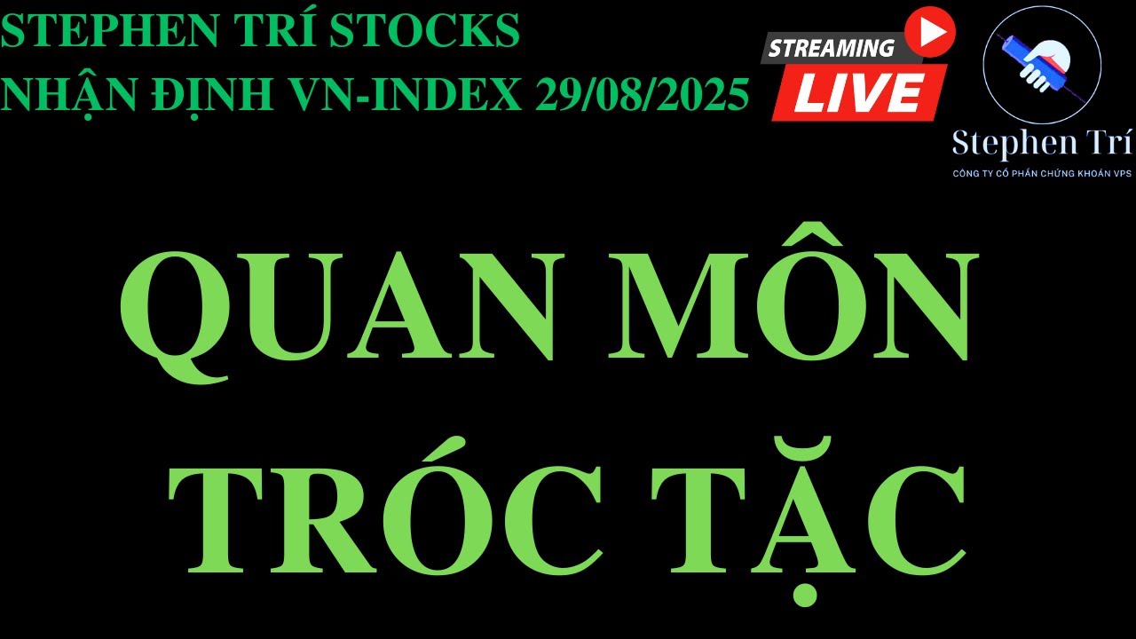 🔴VN-INDEX 29/08/2025: NĐT thay đổi quan điểm - Lực cầu tiềm năng đẩy giá