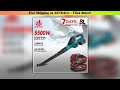 ONEVAN 5500W Brushless Electric Leaf Blower Portable Cordless Blower Dust Snow Leaves Blowing