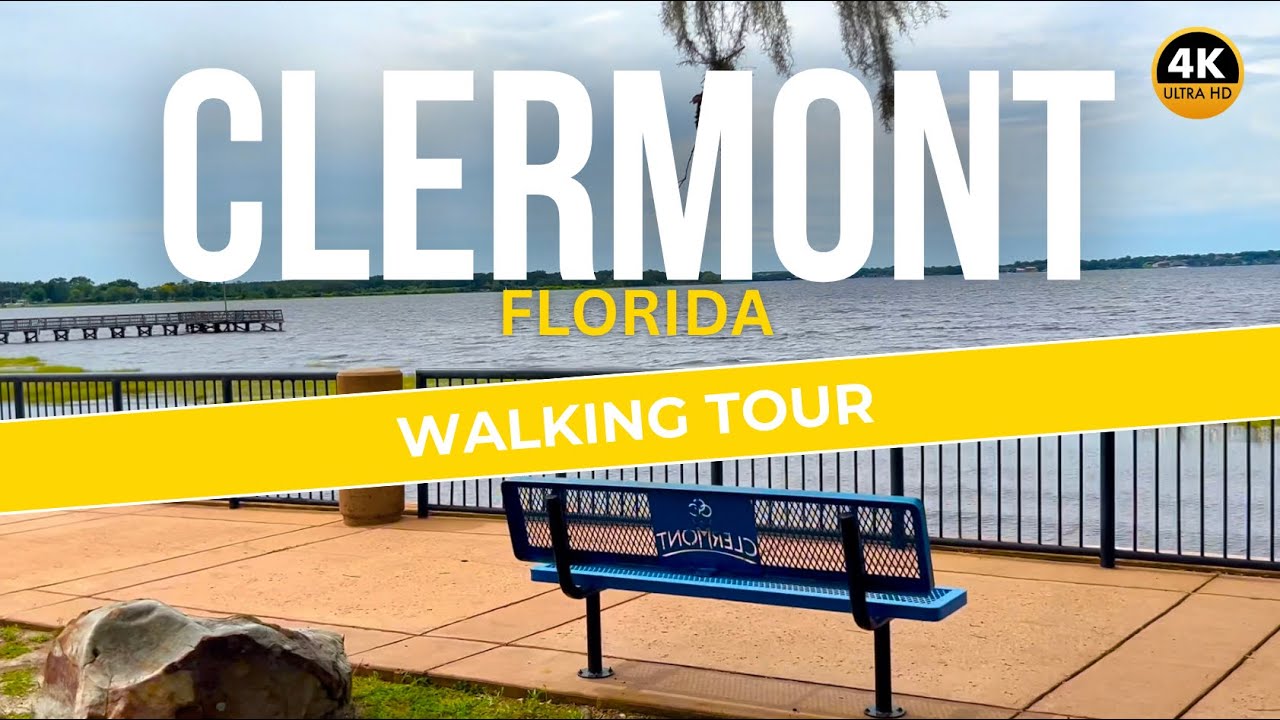 Clermont, Florida Walking Tour 4K | with Stroll and Seek