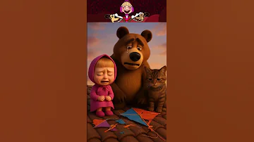 Masha And The Bear X 0O EE AA Spinning Cat Sprunki OC Masha He Really Enjoys Kite Flying 