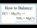 Balancing Chemical Equations Steps